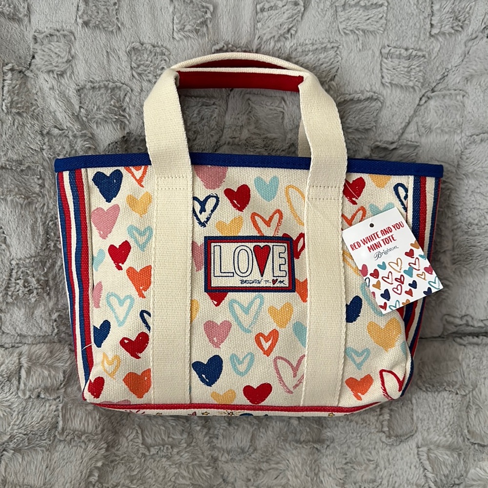 NEW Brighton Red White and You Mini Tote / Crossbody
